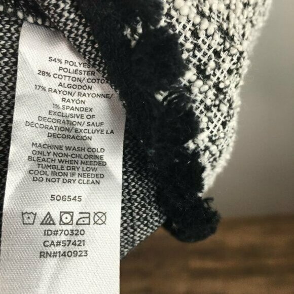 Loft Outlet Black and White dress Small - Picture 6 of 6